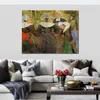 Impresjonistów krajobraz Płótno sztuka les quatre bretonnes Paul Gauguin obrazy ręcznie robione wysokiej jakości dekoracje domu