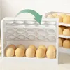 Storage Bottles Egg Holder For Refrigerator Plastics Container Rolling Box Multi-layer Rack Drawer Tray Fridge