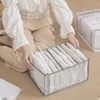 Clothes Storage Box Women Underwear Socks Panties Wardrobe Drawer-Type Bra Thickened Grid Packing Box Mesh Grid Separator Boxes