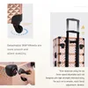 Makeup Train Cases Trolley Case Detachable 4 in 1 Alloy Briefcase for Nail Manicure on Wheels Lock Salon Large Capacity Storage 230628