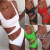 Women's Shapers 2023 Seksowne białe jednoczęściowe stroje kąpielowe Kobiety wycięte stroje kąpielowe push up Monokini Bathing garnitury plażowe noszenie kombinezonu do pływania