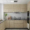 3D väggpanel kök vinyl marmor självhäftande tapet DIY värmetät vattentät kontakt Kontinuerlig väggbeläggande väggklistermärken väggdekor 230628