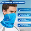 Bandane Estate Ciclismo all'aperto Maschera per il viso Anti-UV Anti-sudore Sport Protezione solare traspirante Sciarpa da corsa Bandana Y1M9