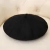 Berets Beckyruiwu Hut Weibliche Woolen Baskenmütze Herbst Koreanische Maler Kappe Frauen Winter Stricken Hüte Dame Mode Kürbis 230629