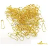 Other Housekeeping Organization New Home 1000Pcs/Lot Gourd Pin Knitting Crochet Locking Stitch Marker Hangtag Safety Pins Diy Sewi Dhu1J