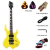 Cables High Gloss 6 String St Electric Guitar Paulownia Wood Body 39 Inch Canada Maple Wood Neck Electric Guitar