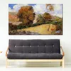 Figurative Art on Canvas Meadow in Martinique Paul Gauguin Paintings Handmade Modern Artwork Kitchen Room Decor