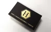 Cards 200pcs Customed Black Business Cards cards Foil on double sided 700gsm Matte Gold +Edge Printing Visit Card 0.7 Thickness