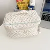 Cosmetic Bags Cute Women's Cotton Makeup Pouch Kits Ins Large Capacity Travel Bag Zipper Toilet Cases Comestics Storage Organizer Box