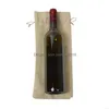 Present Wrap Linen Wine Bags Bottle ERS DString Bag Holder Blank Packaging Christmas Wedding Party Decor 15 Färger Drop Delivery Home G Dhjqx