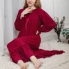 Women's Sleepwear Womens Nightdress Cotton Long Sleeve Nightgown For Women Elegant Retro Spring Dress Loose Nightwear Home Clothes