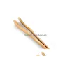 Tea Scoops Wooden Tweezer Bacon Clip Tongs Bamboo Kitchen Salad Food Toast 18Cm Xb1 Drop Delivery Home Garden Dining Bar Teaware Dhaqt