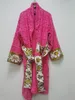Mens Classic Cotton Bathrobe Men and Women Hotel Sleepwear Kimono Warm Bath Robes Home Wear Unisex Bathrobes Free Size Z