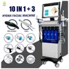 Oxygène haute pression 13 en 1 Analyseur de peau Aqua Peeling Hydro Machine à jet d'eau pour le visage Machine de nettoyage sous vide hydratante pour le visage