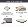 Cat Beds Furniture Luxury Dog Bed Mat for Small Medium Large Dogs Anti Slip Washable Memory Foam Claming Pet 230628