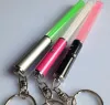 Keychain grossist ficklampa Mini Torch Aluminium Chain Key Ring Durable Glow Pen Magic Wand Lightsaber LED Light Stick