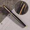 Pennor Hongdian 519a Fountain Pen Retro Highend Pen Black Bent Nib Calligraphy Office Pennor Skolkontor Business Studenter gåvor