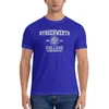 Erkek Atletleri Byrgenwerth College (Beyaz Metin)Klasik Kısa Kollu T-Shirt Erkek T Shirt Erkek Paketi Düz Siyah Erkekler