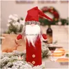 Kerstversiering Kabouters Wijnfles Er Handgemaakte Zweedse Tomte Kerstman Toppers Tassen Vakantiehuis Jk2010Xb Drop Delivery Gard Dhxg0