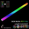 30 см алюминиевого сплава RGB Case Case Led Strip Magnetic Computer Light Bar 5V/3PIN Motherboar Motherboard Light-Strip PC Game Light Diy