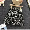 Skirts Floral Print High Waist Flared Womens Summer 2023 Casual Pleated Mini Skirt