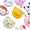 20 peças adorável animal porco coelho panda macaco componentes de resina artesanato arco de cabelo cabochões com parte traseira lisa scrapbooking acessórios diy embel2803248