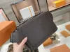 Nowy luksusowy designerka w tapie klatki piersiowej torebka torebki oryginalny skórzany portfel Pasek Totebag Crossbody Męskie torby Mini M45807
