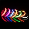 Dog Collars Leashes Led Collar Anti-Lost/Avoid Car Accident For Dogs Puppies Leads Pet Products Jk2006Xb Drop Delivery Home Garden Dhl4Z