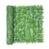 Decorative Flowers Artificial Topiary Hedges Privacy Fence Screen Greenery Panels Green Leaf Decorations For Indoor Outdoor