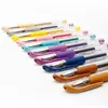 Penne 10pcs/Lot Japan UNI UM151 Gel a colori Penna impermeabile Doppio perle multicolore Student Signature Penna 0,38