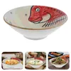 Bowls Bowl Ramen Ceramic Soup Noodle Japanese Porcelain Large Pho Soba Cereal Bow Salad Traditional