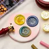 Stamps Wax Seal Stamp Set Storage Case Kit Romantic Lacquered Stamp Craft Supplies Wedding Christmas Decorative Wax Set 26/23/18pcs 230628