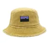Europeisk och amerikansk utomhus hink hatt amerikansk nödställd frayed bata cap casual gata hink hatt solskade solskydd hattar
