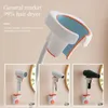 Bathroom Shelves Adjustable Hair Dryer Holder Home Bathroom Universal Stand Wall Mount Hairdryer 360 Degree Rotation Plastic Shelves Storage Rack 230628