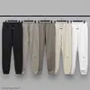 Essentail Short Mens Designer Pants Essentialclothing Pantoufle Solid Color Black and White Sweatpants for Men Women Jogger Essentialhoodie