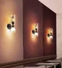 Wall Lamps Nordic Iron Net Lamp Glass Modern Luxury Sconce El Cafe Store Corridor Stair Aisle Bedside Creative Double Head Lighting