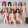 Куклы Adollya Long Hair Doll 16 Body Nude 30cm 20 Подвижные суставы Белая кожа Мода Красивая Обнаженная женская детская игрушка Подарок 230629