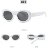 Classical Oval Frame Sunglasses Personality Versatile Sunglass Fashion Style Street Photo Sun Glasses Sunshading Men Women Adumbral