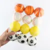 Calcio Pallacanestro Tennis Baseball Scuola materna Giocattolo per bambini Palla in schiuma PU Palline sportive antistress Decompressione Sque