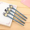 Pensje 50pcs/partie kawaii cartoon totoro żel Pen Cute Animal 0,5 mm czarny żel Pen Pen Student School School Office Office