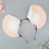 Hair Accessories AniLV Anime Party Cute Mouse Plush Ears Headband Headwear Cosplay 230628