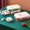 Food Storage Organization Sets Drawer Type Egg Storage Box Refrigerator Box Fresh Keeping Box Dumpling Box Household Eggs Holder Food Storage Kitchen 230628