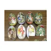 Party Favor Eggs Tin Candy Storage Box 8 Easter Decoration Cabochons All Pattens Available Now Drop Delivery Home Garden Festive Sup Dhxok