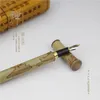 ペン竹の噴水ペンインクペン木材噴水噴水ペンインクペンアートサプライズオフィス用品ゴールドパッケージ用のゴールドボックス