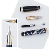 أقلام Hongdian Handdrawing Fountain Pen الأزرق Magpie Nib Fountainpens مكتب الهدايا كتابة الأعمال قرطاسية العرض