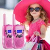 Brinquedo Walkie Talkies T388 Walkie Talkie Crianças 2 Pçs Receptor de Rádio Walkie Talkie Brinquedo Presente de Aniversário para Crianças Brinquedos para Meninos Meninas 3 Km Hand-held 230628