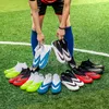 Veiligheidsschoenen maat3649 Volwassen FGTF Voetbal Antislip Lange Spike Voetbalschoenen Jonge Kinderen Hoge Enkel Cleats Gras Sok Mond Sneakers 230628