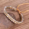 Bracelets porte-bonheur guérison pierre naturelle pierre de lune Bracelet tressé gris Labradorites Bracelet pour femme Femme Yoga bijoux Boho