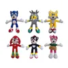 8 pouces 10 pouces 18inc Sonic jouets en peluche doux animaux en peluche poupée hérisson figurine pour enfants jouets cadeaux de noël