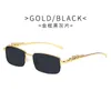 50% de desconto no atacado de óculos de sol Moda moda Men Metal Cheetah Head óculos ópticos Red Street Photo Sunglasses para mulheres